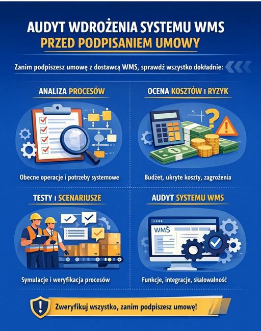 Audyt wdrożenia systemu WMS - przed umową