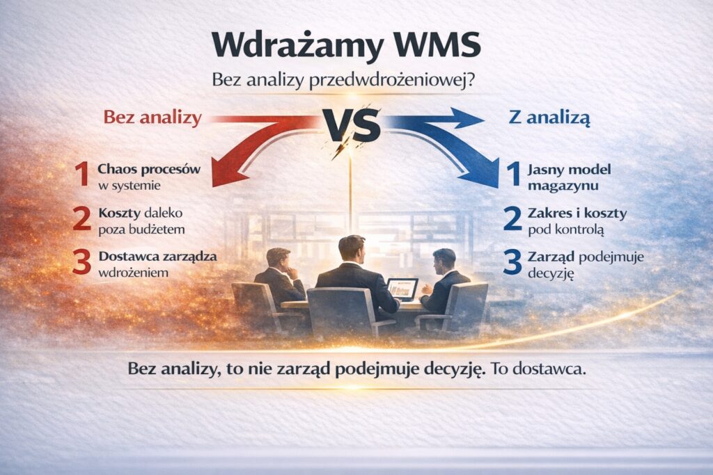 analiza przedwdrożeniowa systemu wms