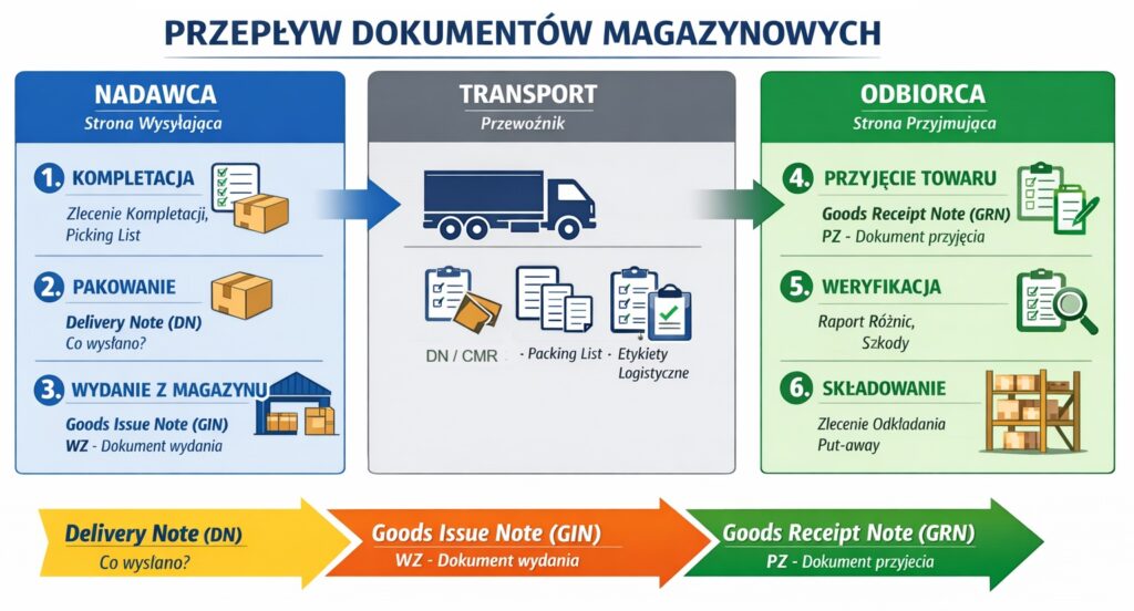 dokumenty magazynowe i przewozowe
